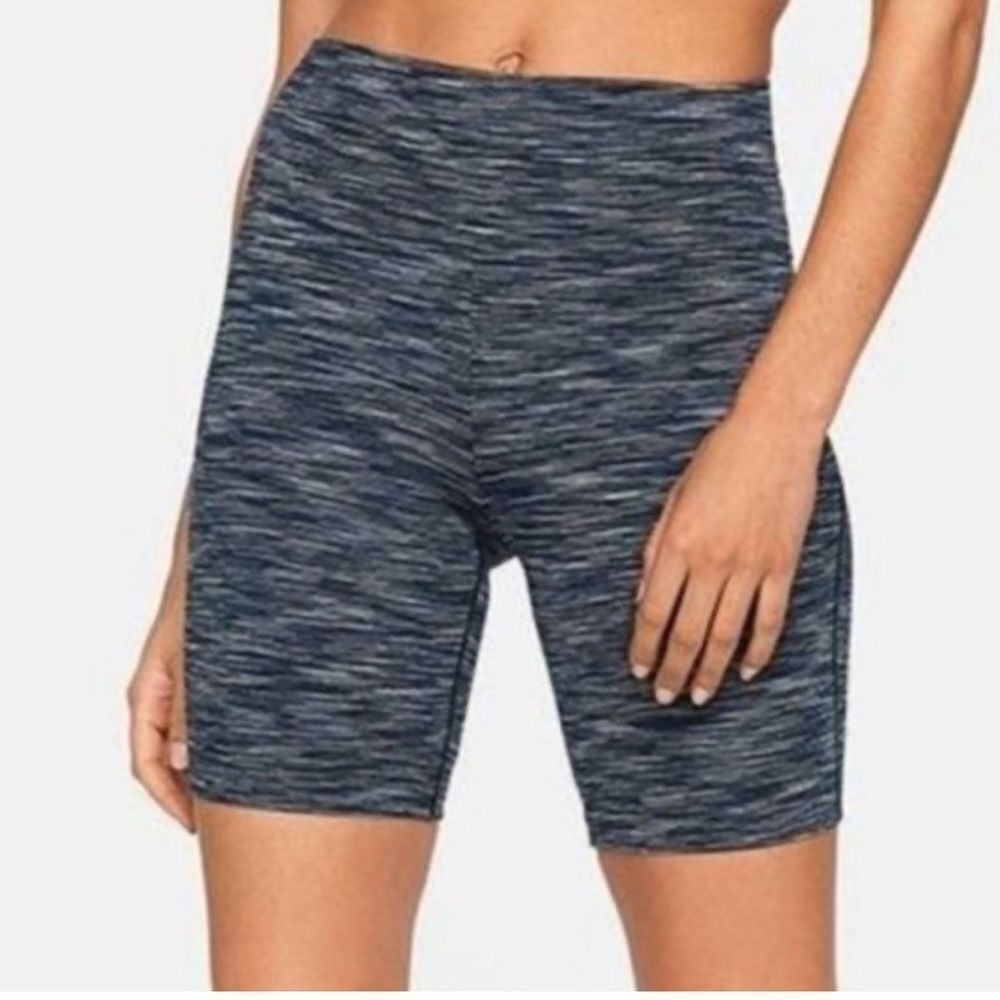 Outdoor Voices FreeForm blue space dye look biker shorts XS